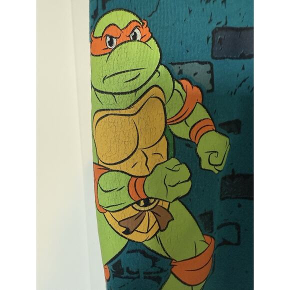 Teenage Mutant Ninja Turtles Shirt Embroidered Logo Small Logo Graphic Shirt - Picture 4 of 9